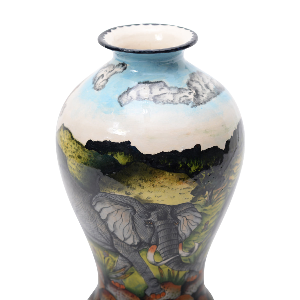 Elephant vase