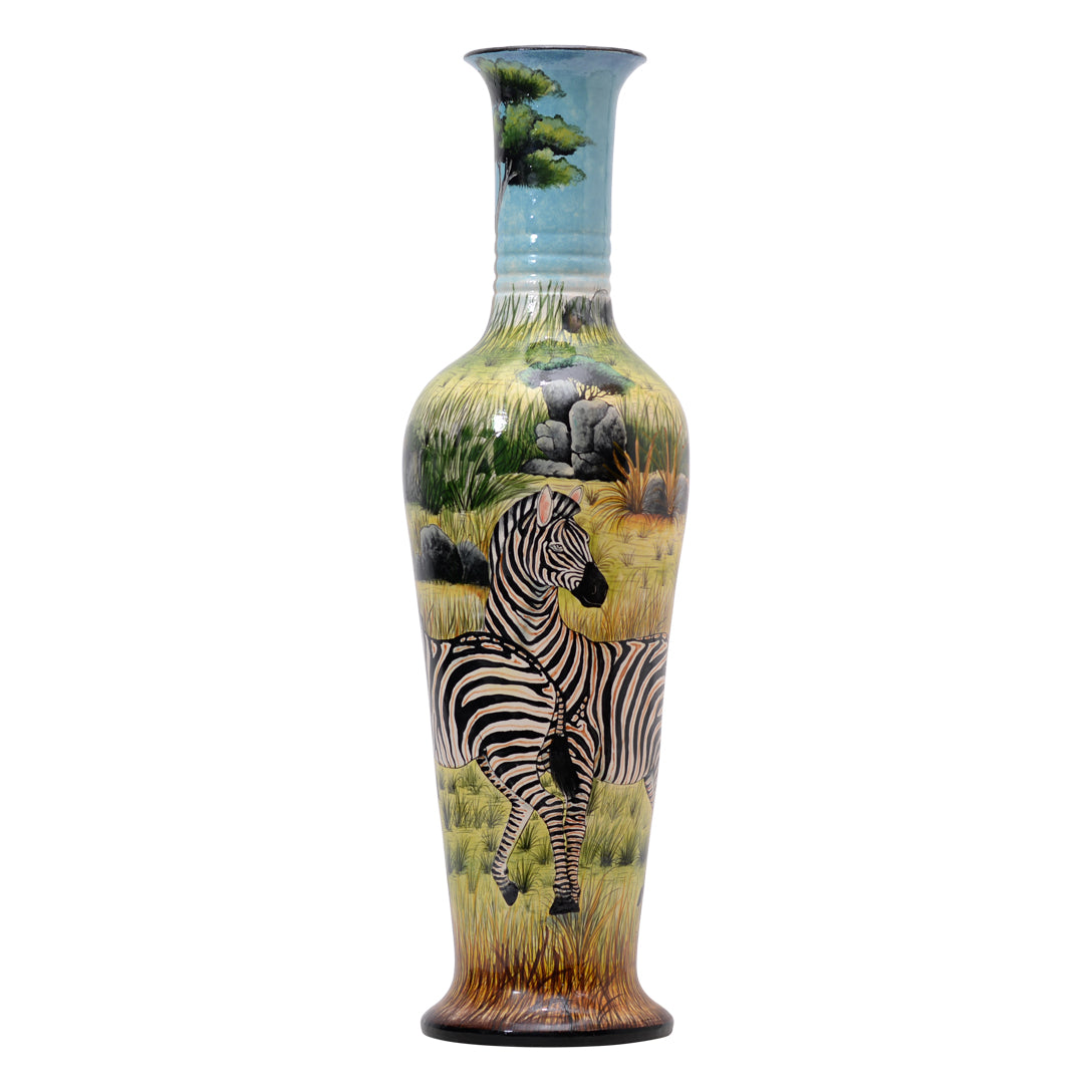 Zebra vase