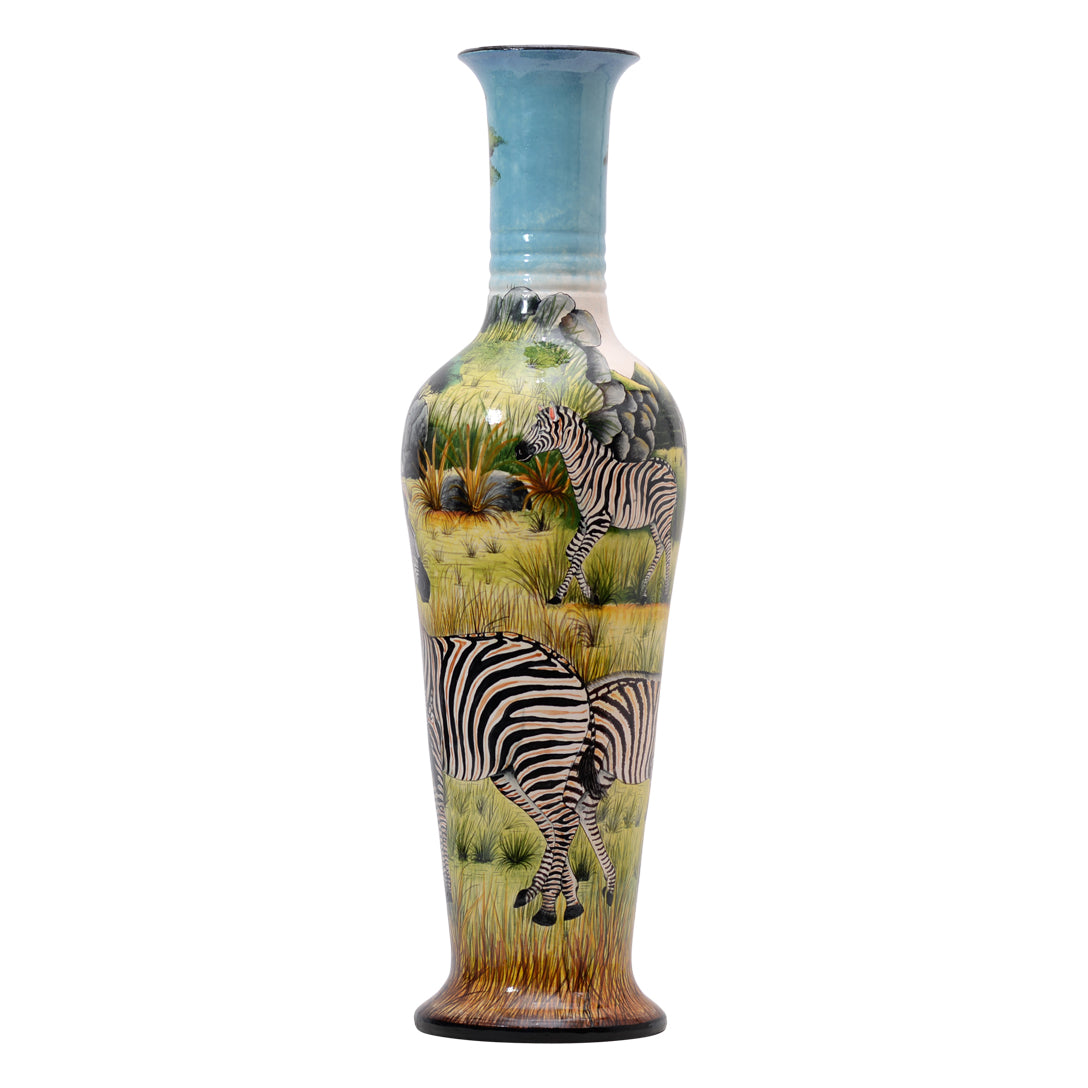 Zebra vase