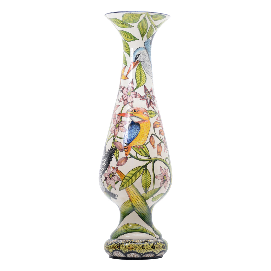 Kingfisher vase