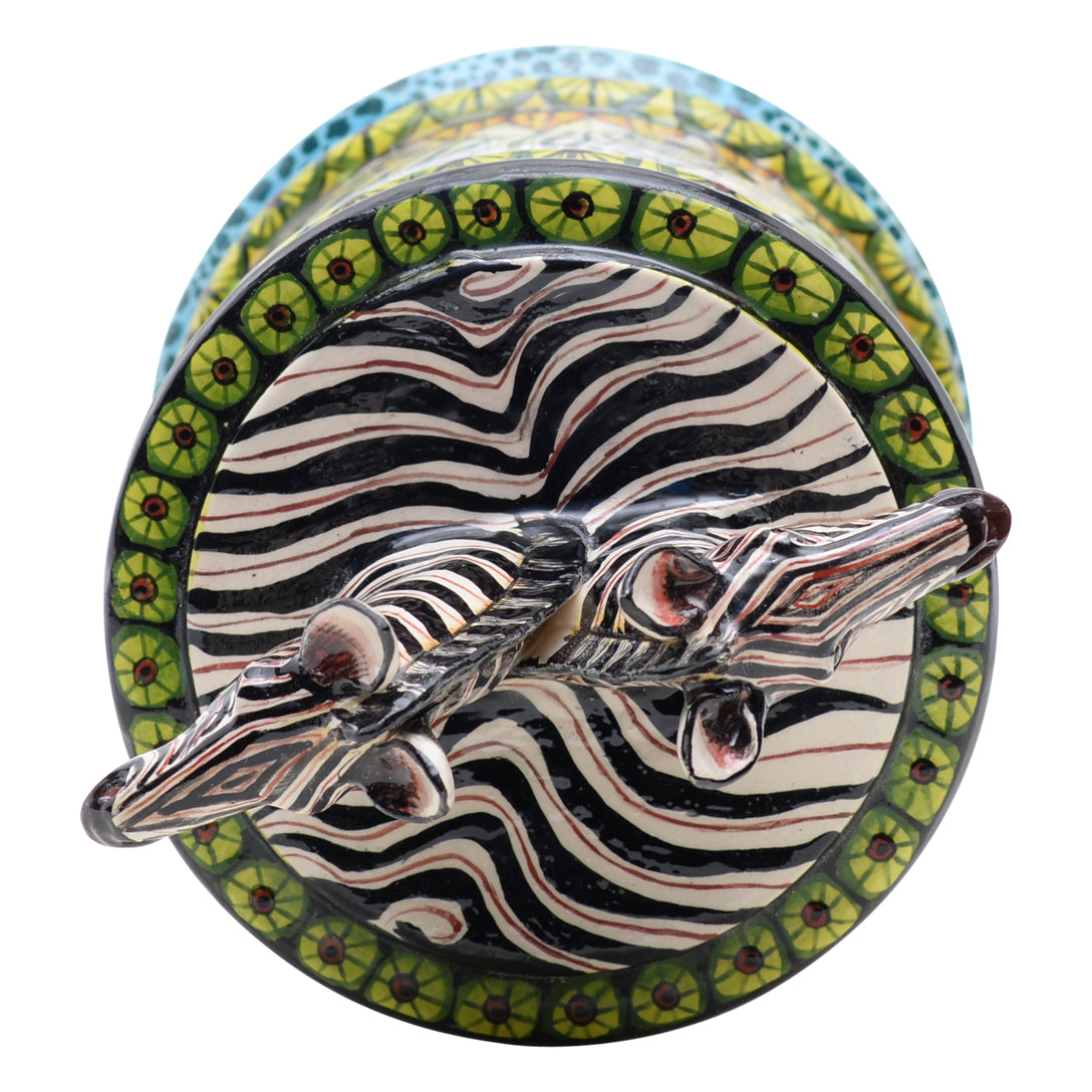 Zebras cookie jar