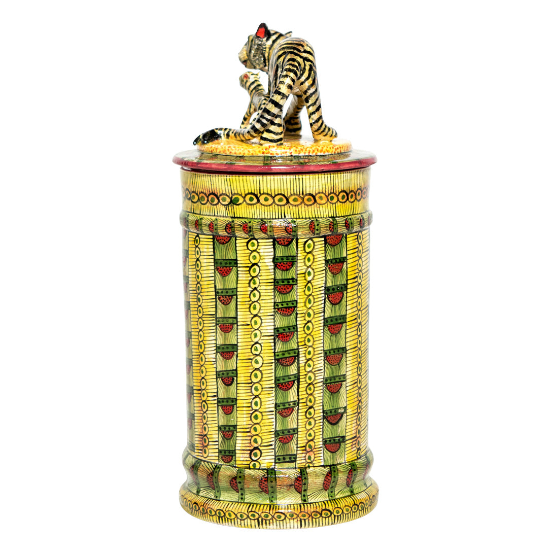 Tiger cookie jar