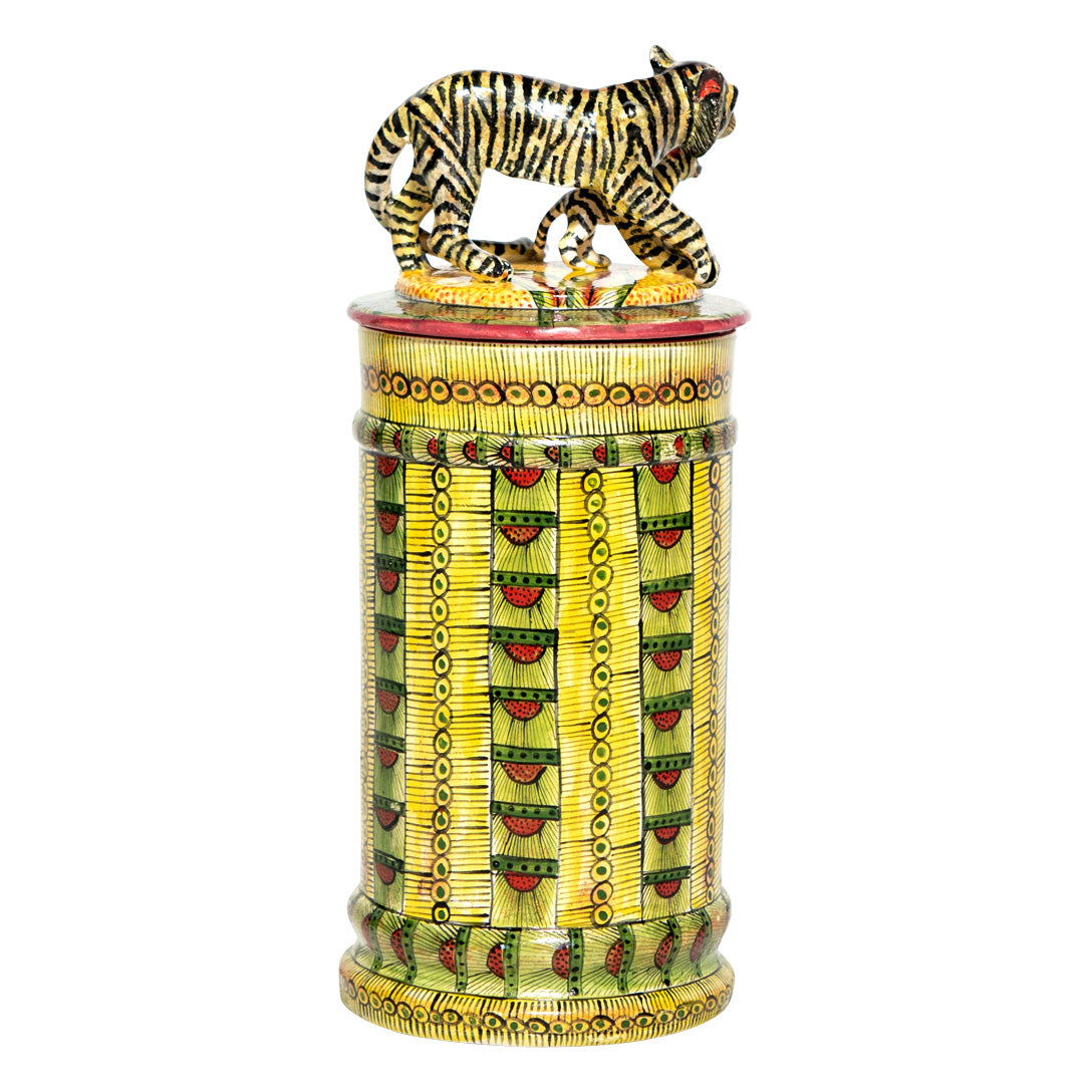 Tiger cookie jar