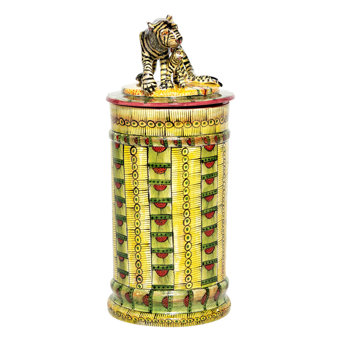 Tiger cookie jar