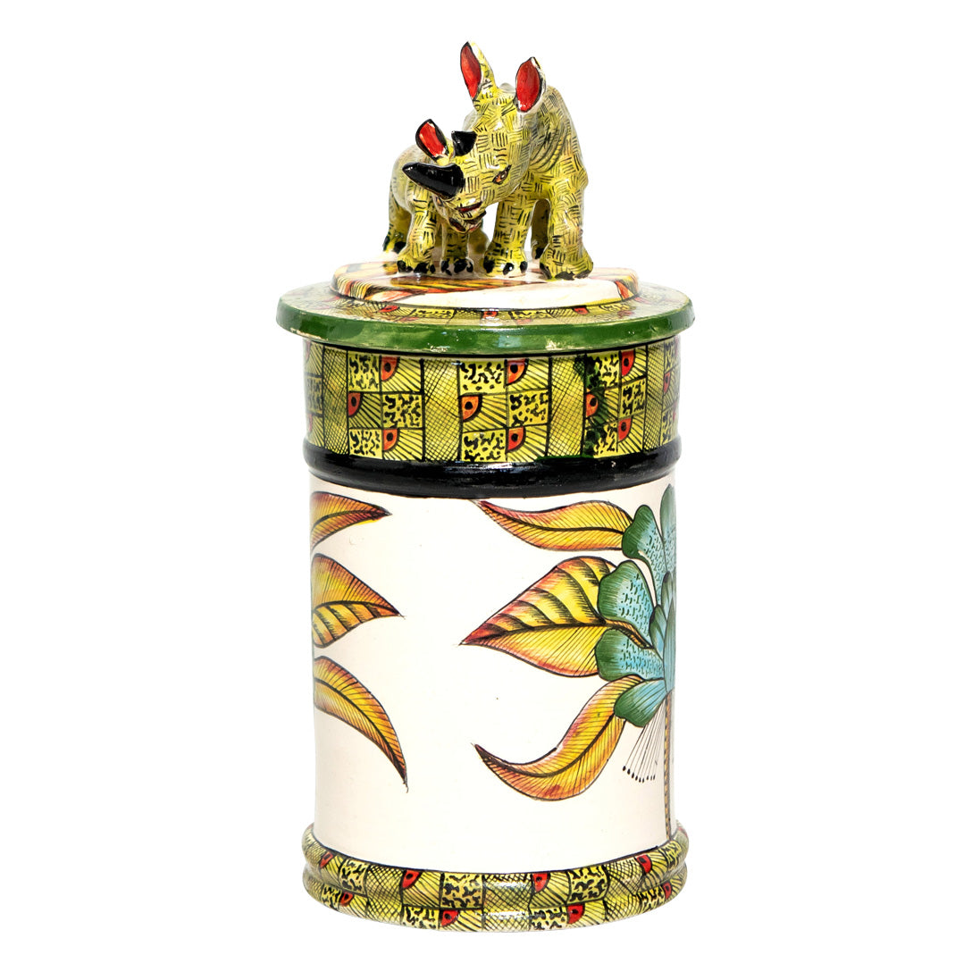 Rhino cookie jar
