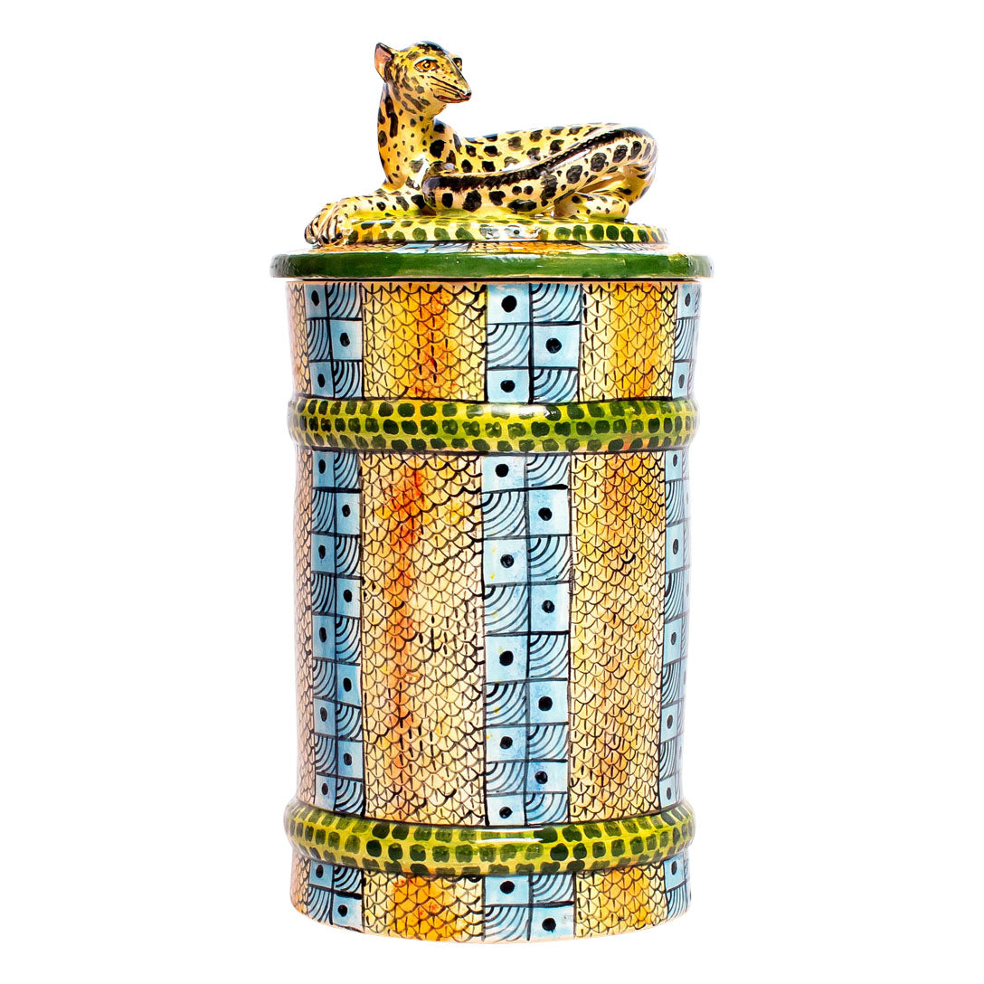 Genet cat cookie jar