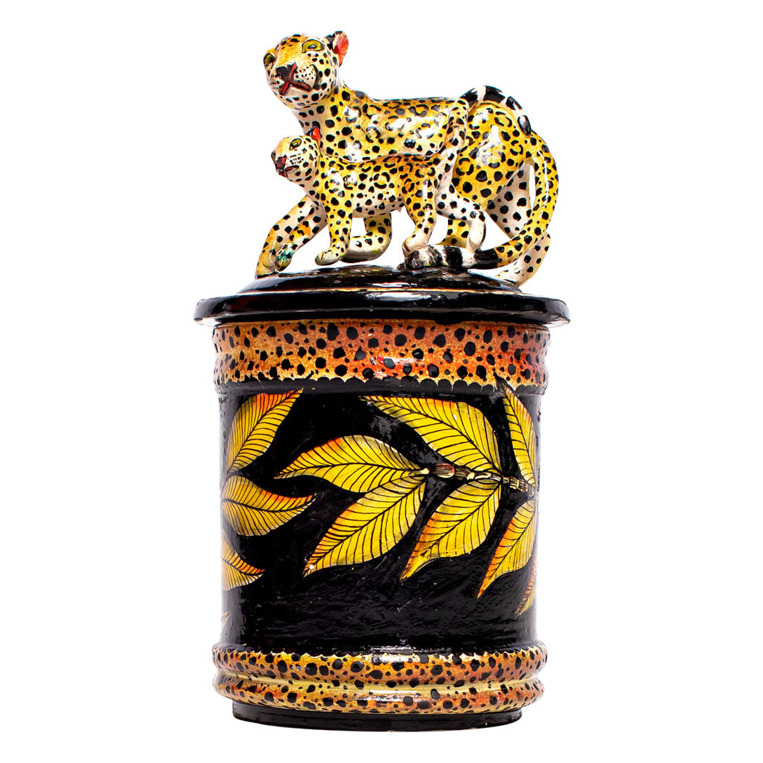 Leopards cookie jar