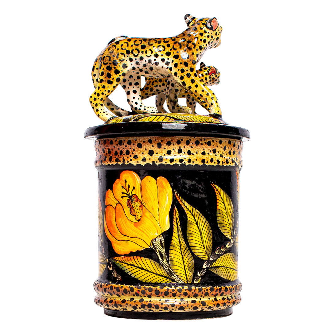 Leopards cookie jar