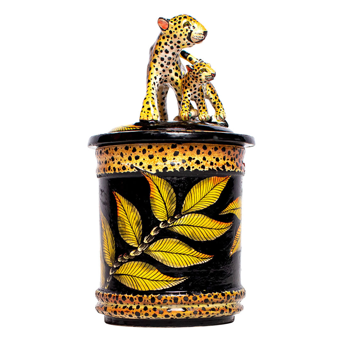 Leopards cookie jar