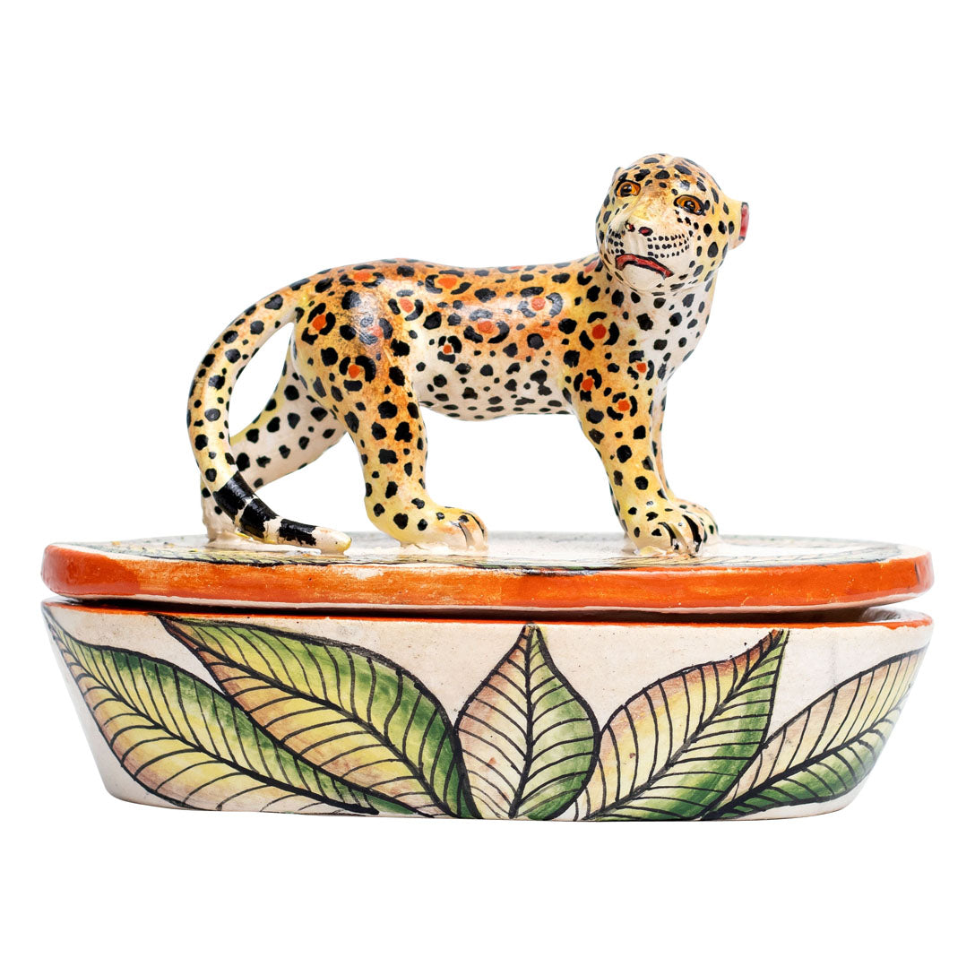 Leopard jewelry box