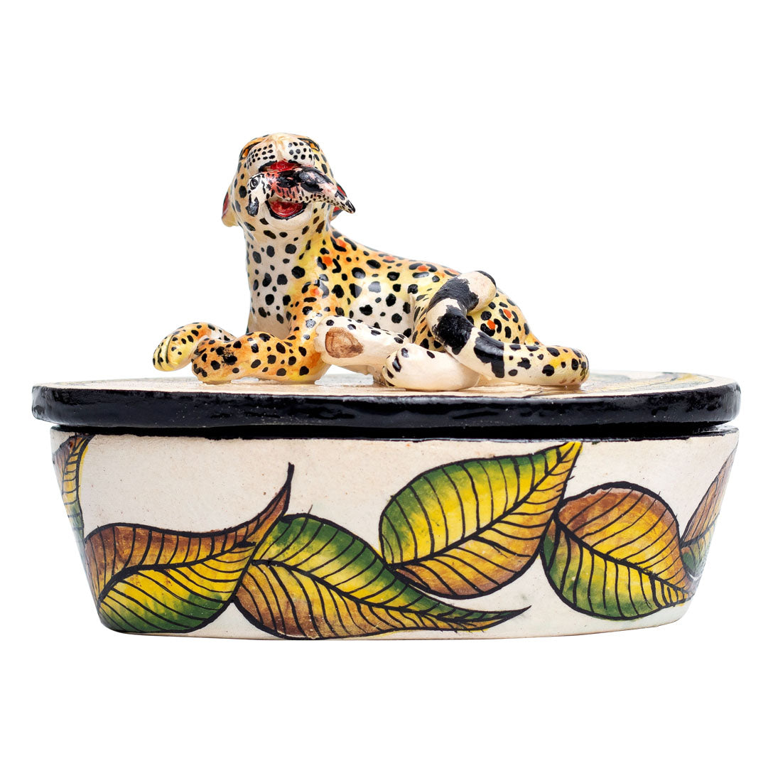 Leopard jewelry box