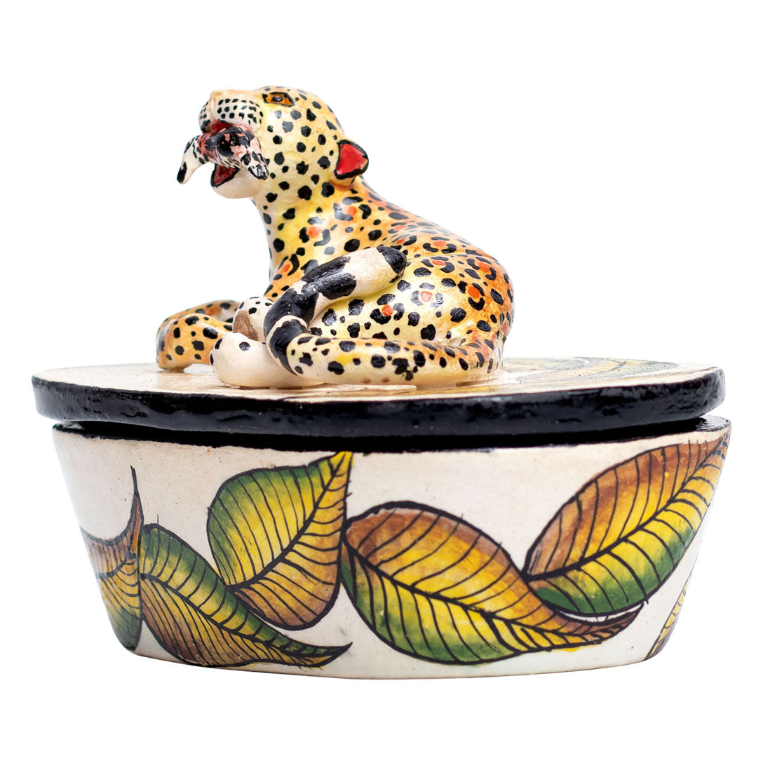 Leopard jewelry box