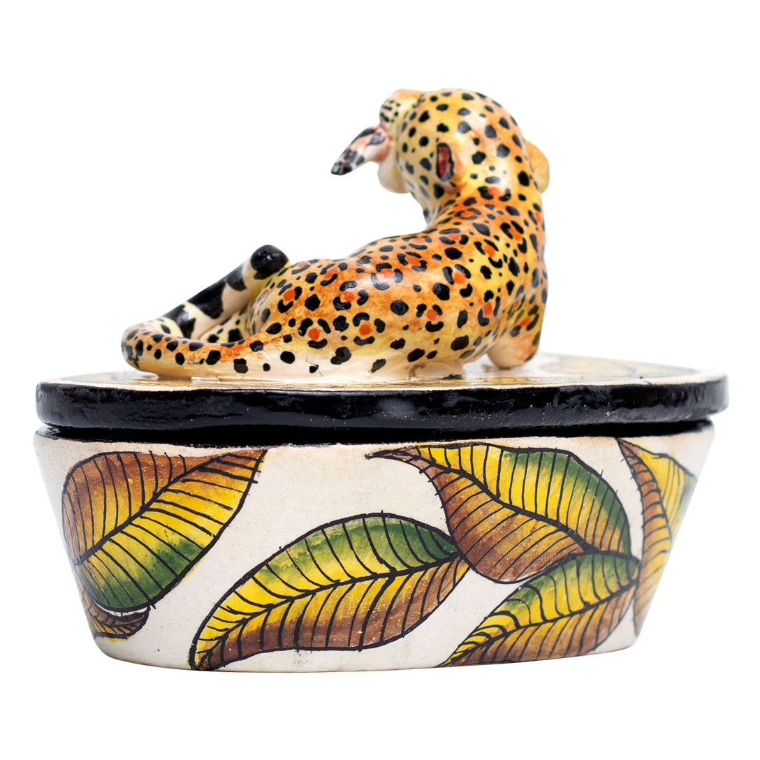 Leopard jewelry box