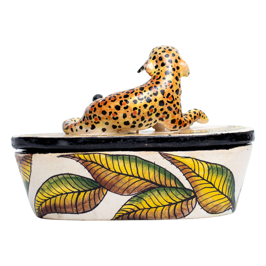 Leopard jewelry box