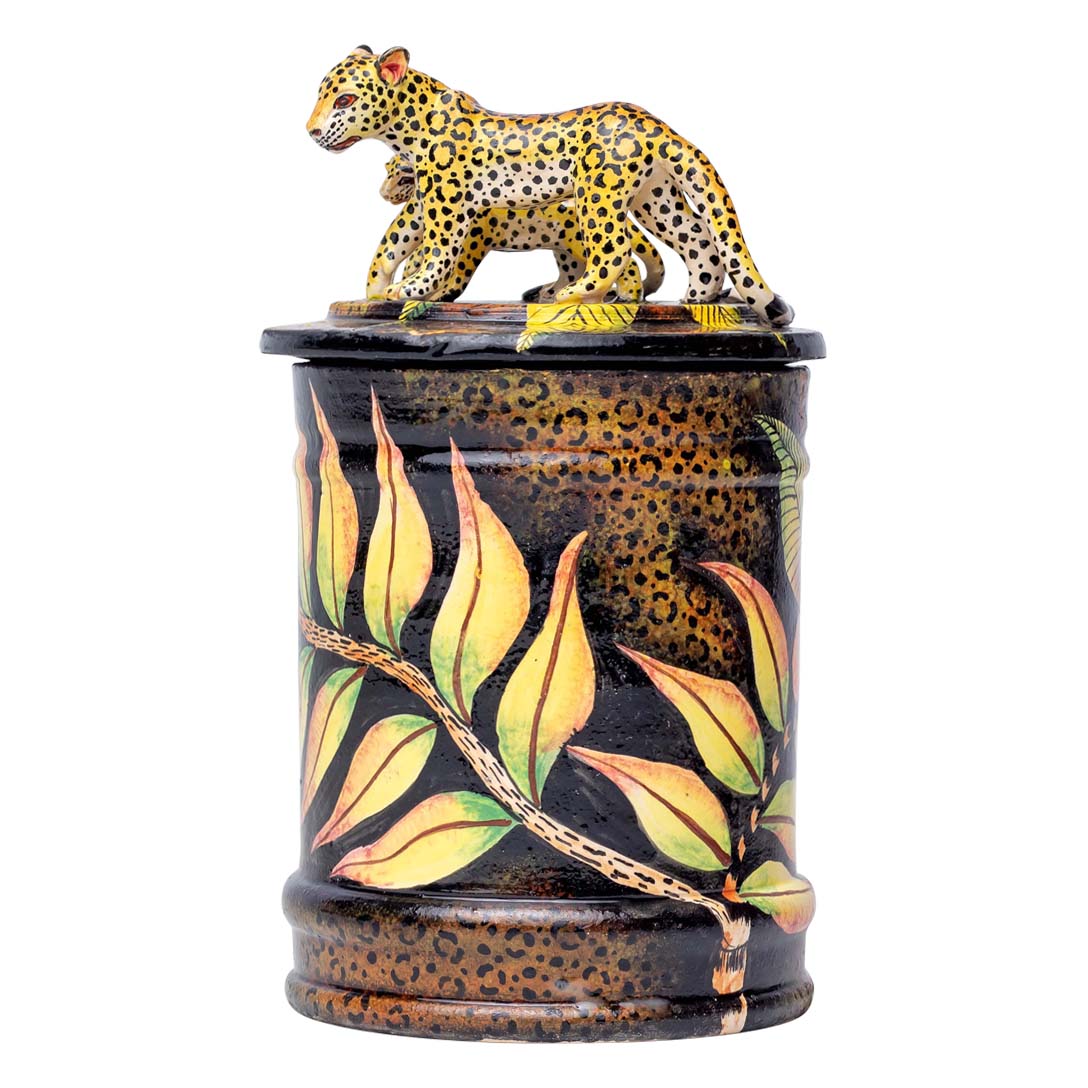 Leopards cookie jar