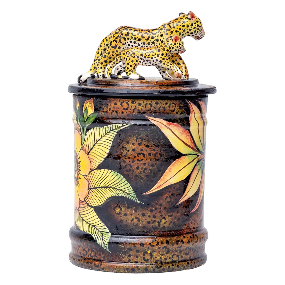 Leopards cookie jar