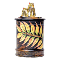 Leopards cookie jar