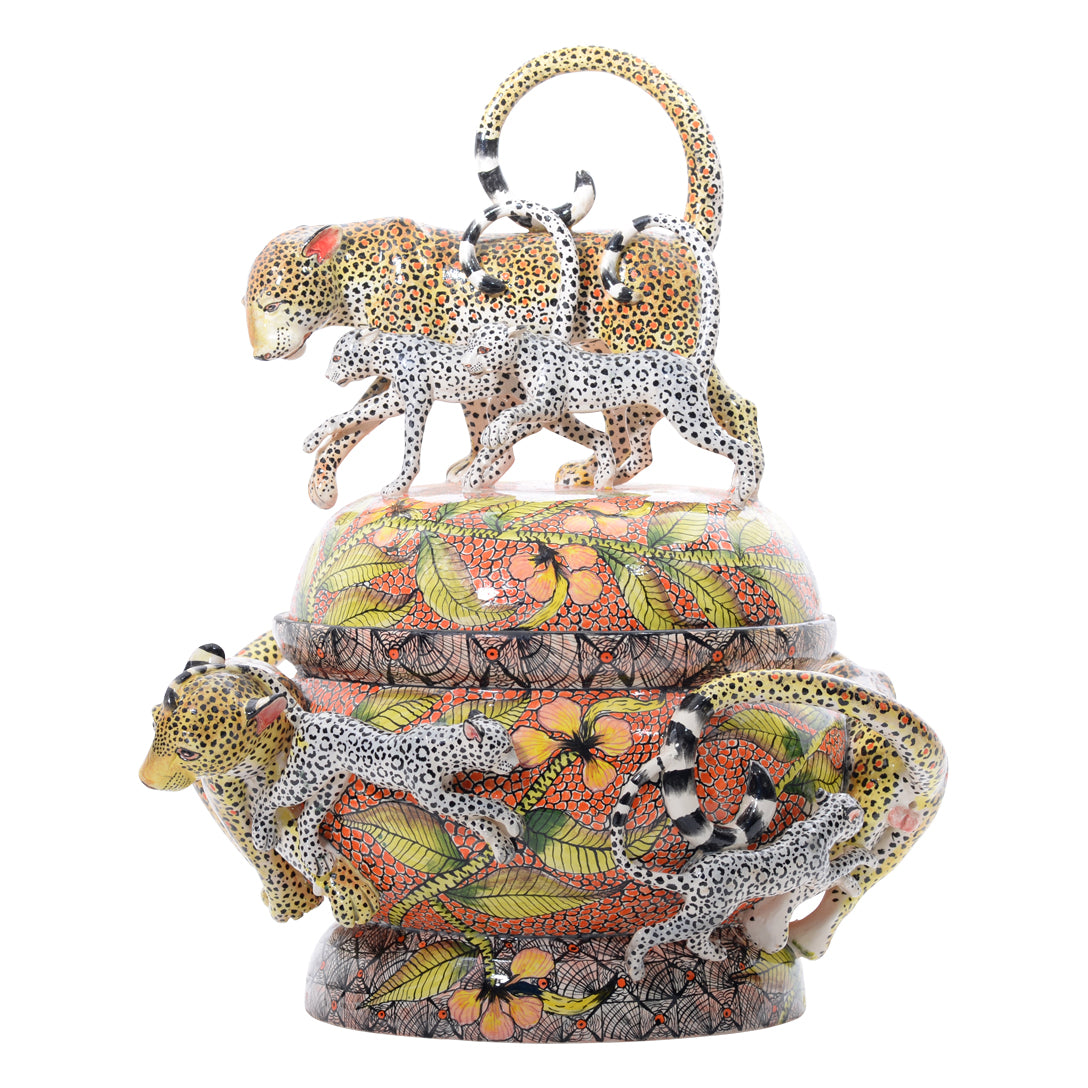 Leopard timbavati tureen