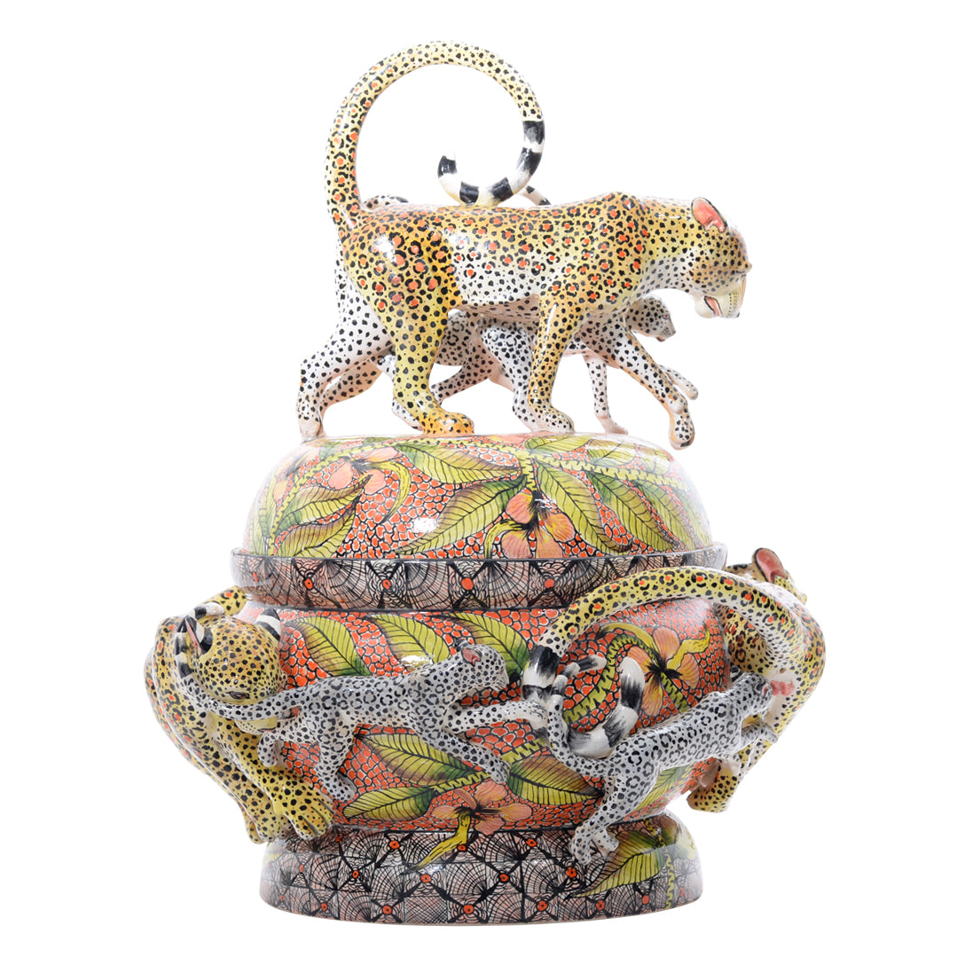 Leopard timbavati tureen