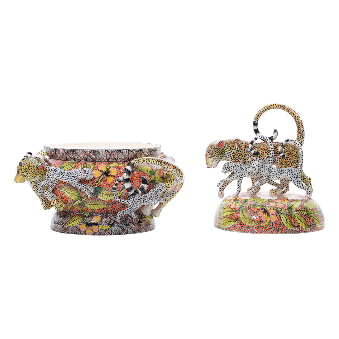 Leopard timbavati tureen