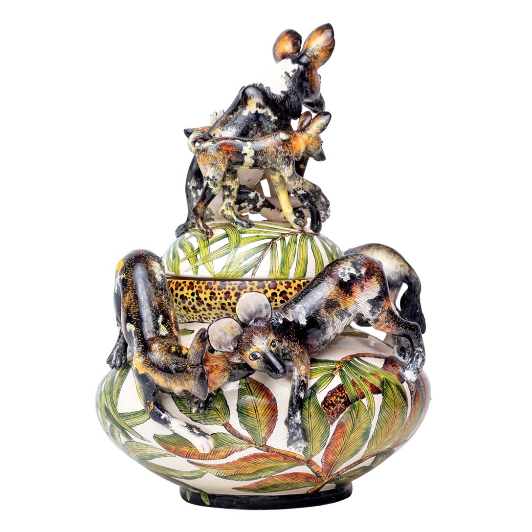 wild dogs gathering tureen