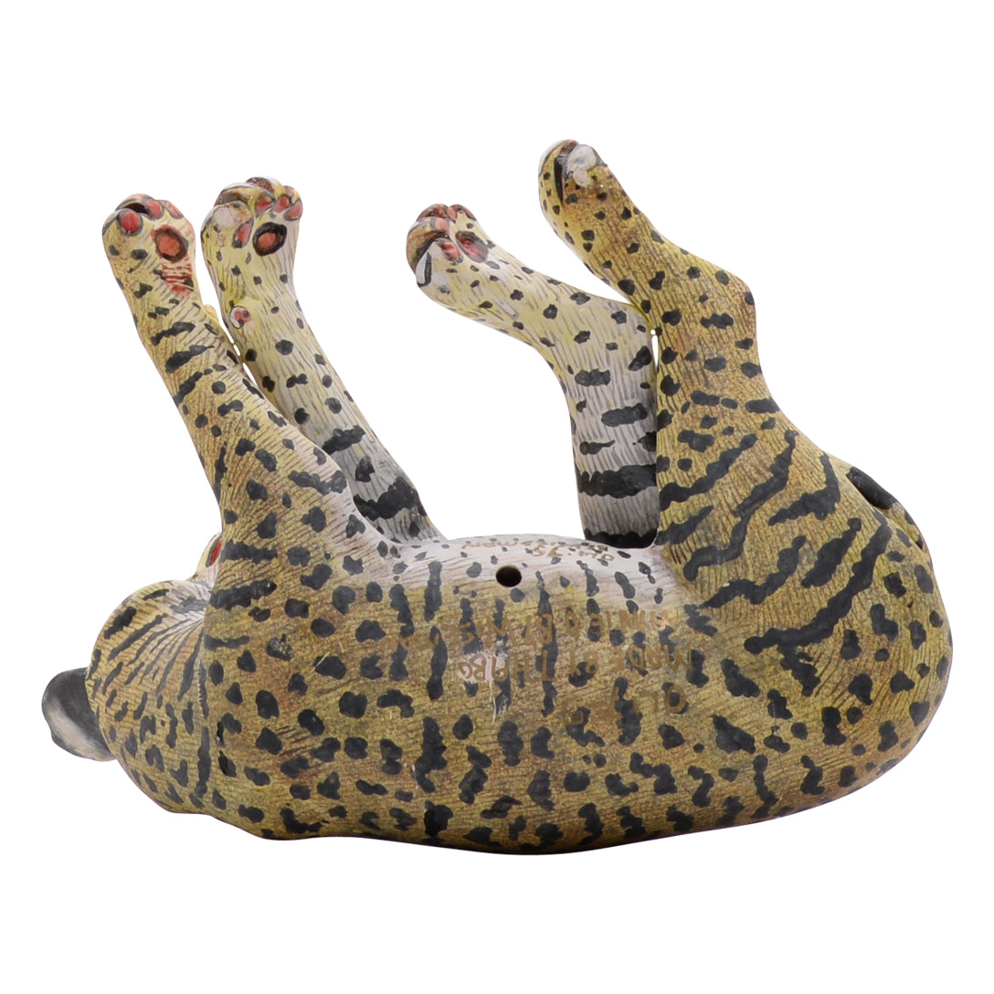 Wild cat sculpture