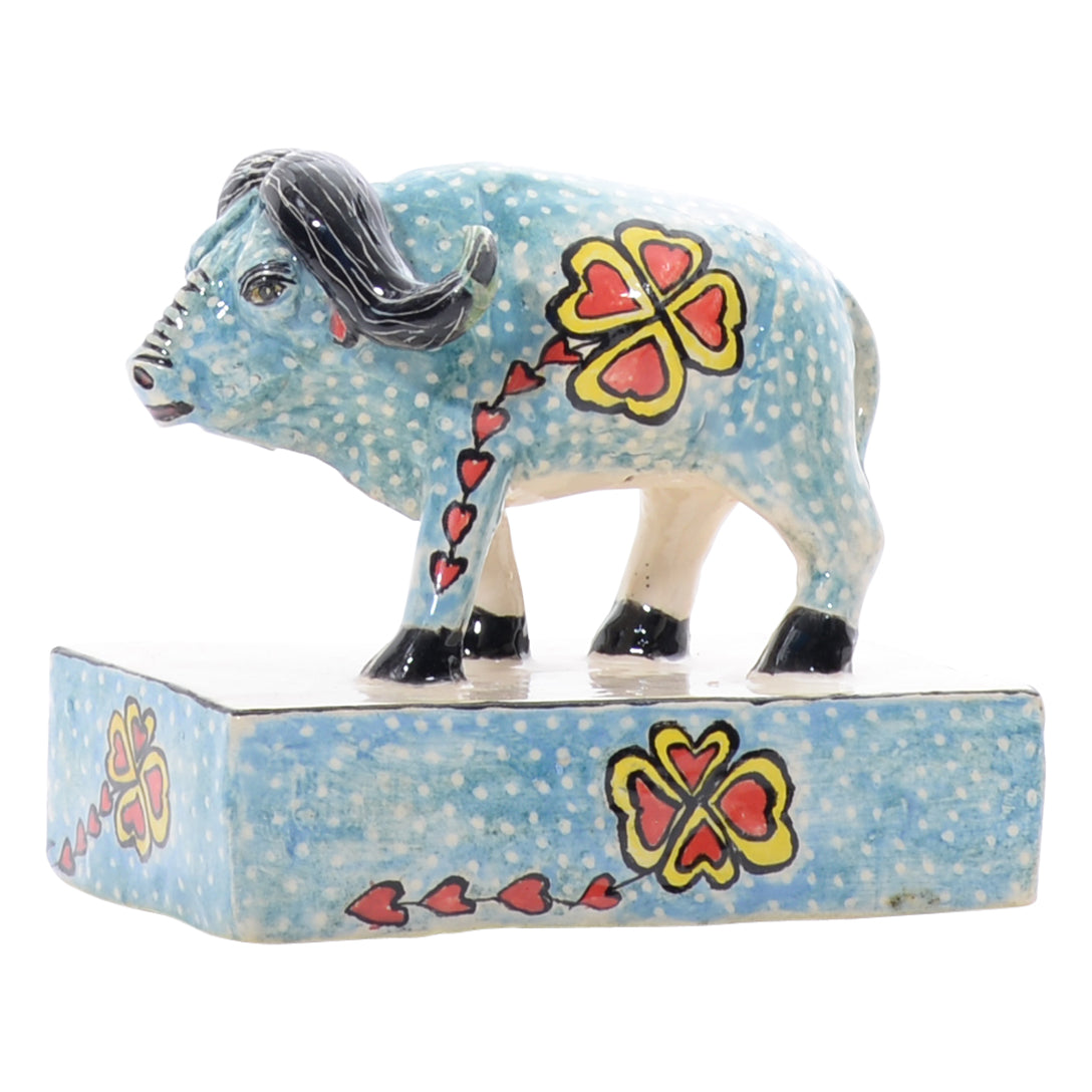 Buffalo sculpture