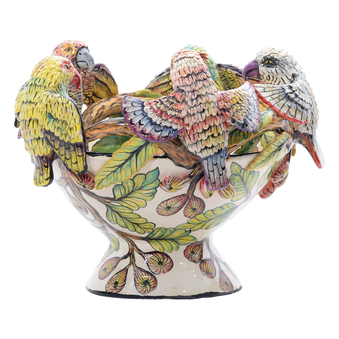 Birds & flowers bowl