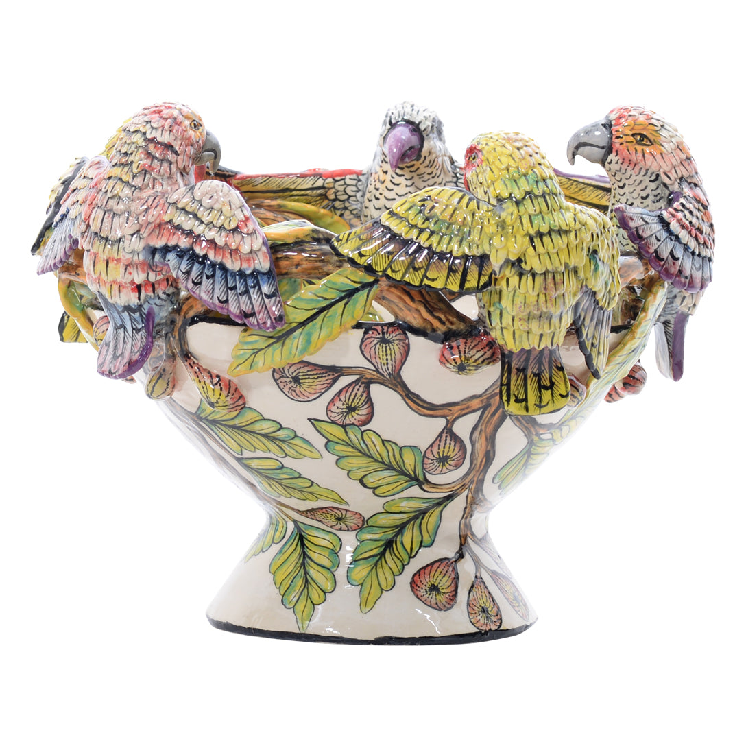 Birds & flowers bowl