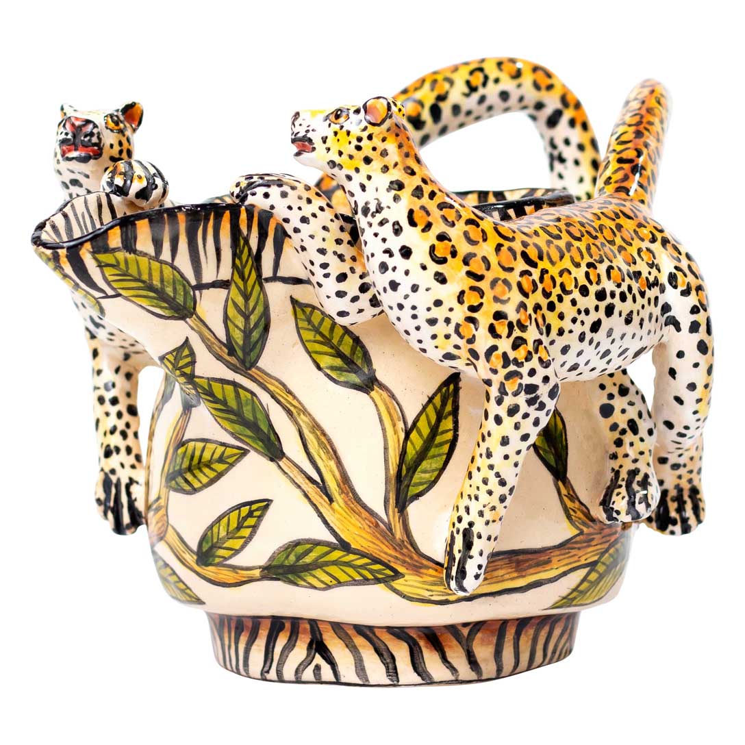 Leopards milk jug