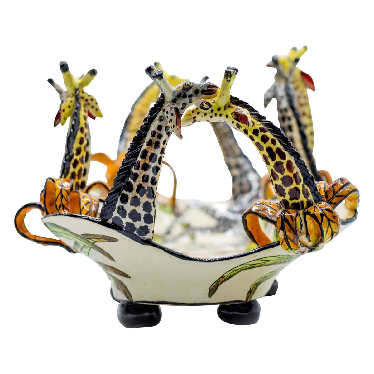 Giraffes & flowers tray