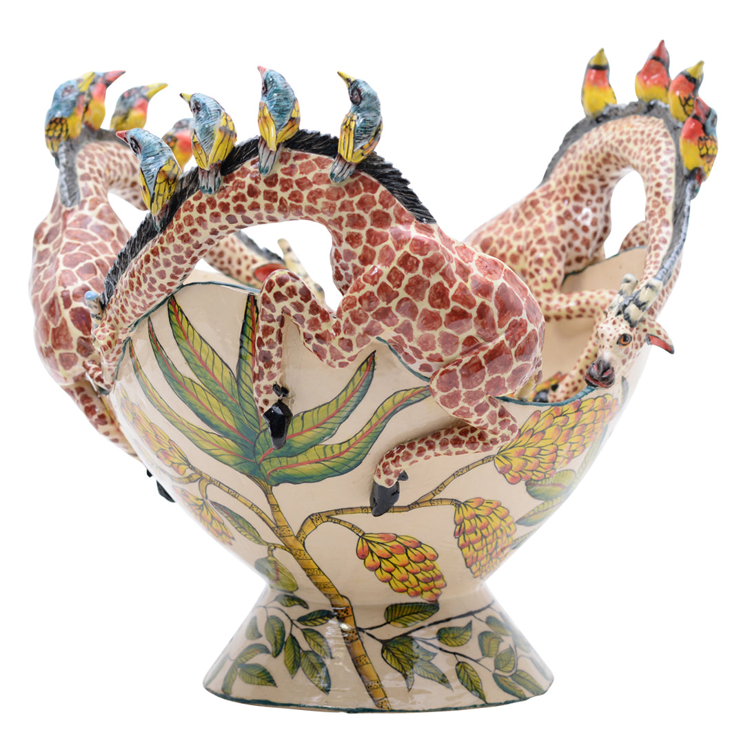 Giraffes bowl
