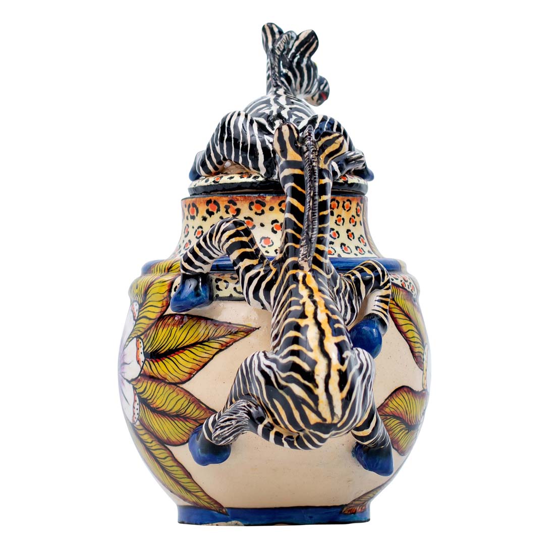 Zebra teapot