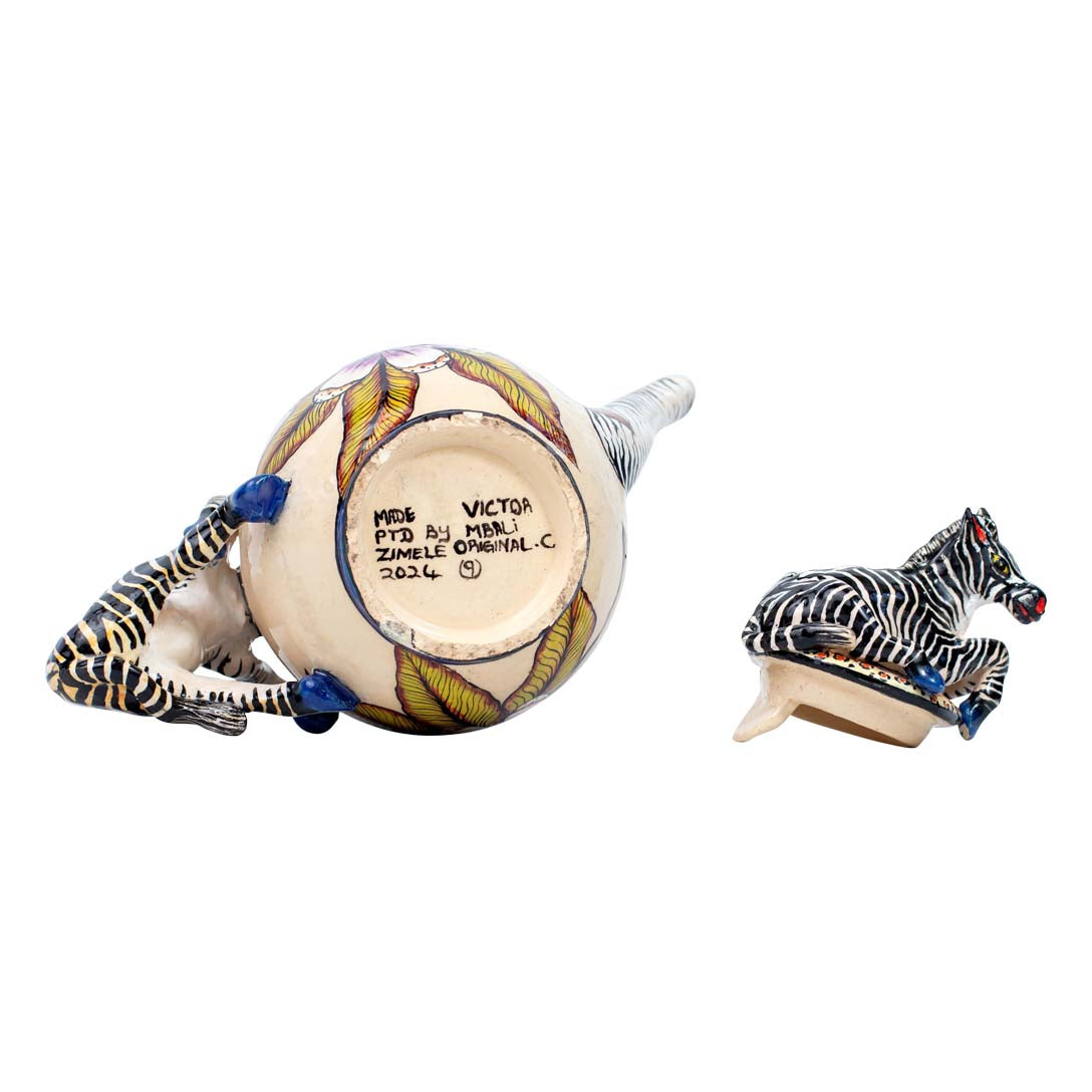 Zebra teapot