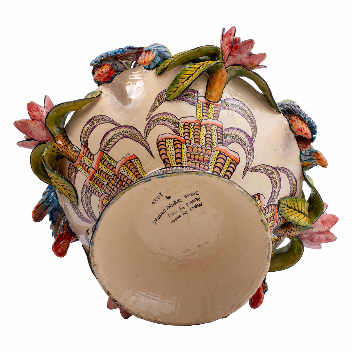 Macaw parrots bowl