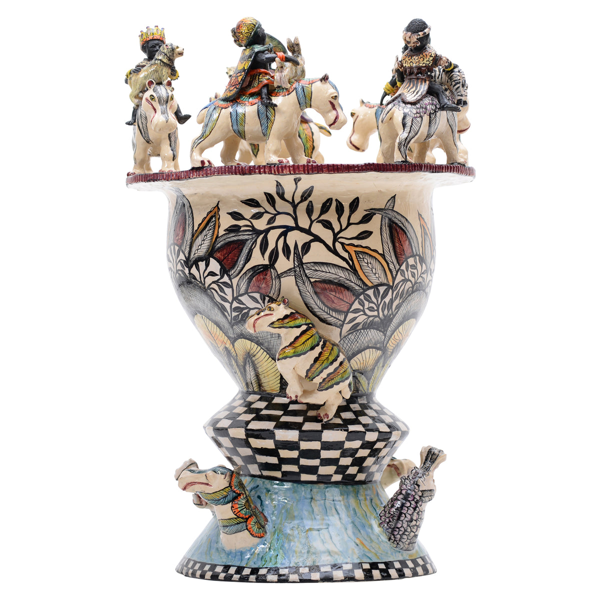 Royal family vase