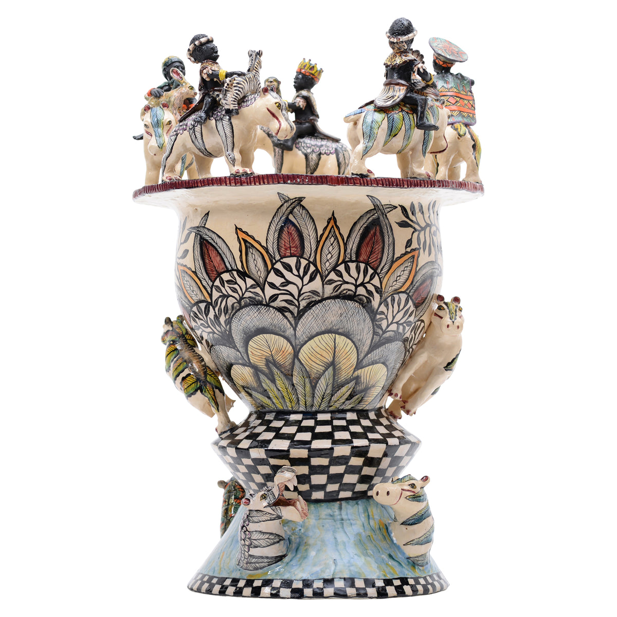 Royal family vase