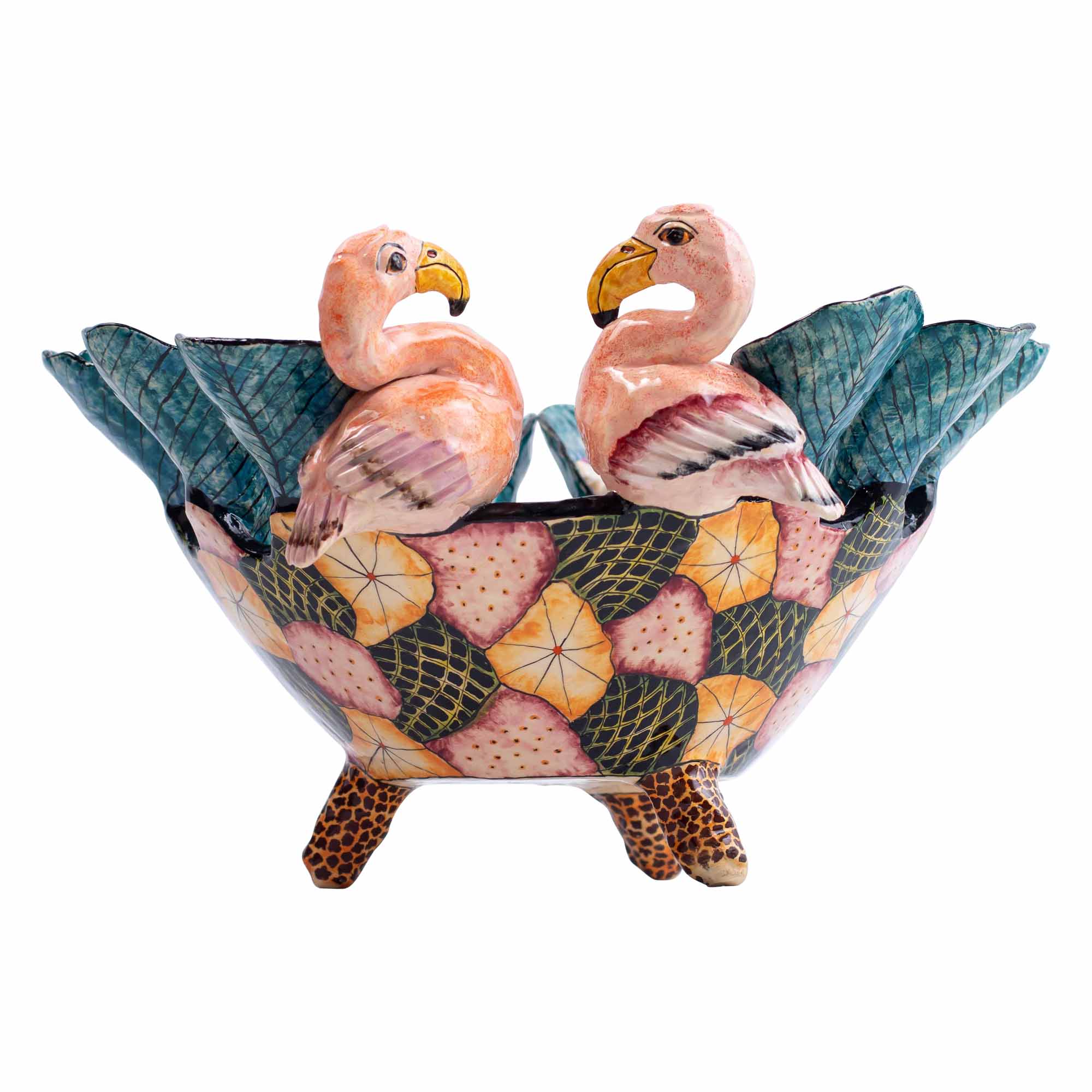 Flamingos platter