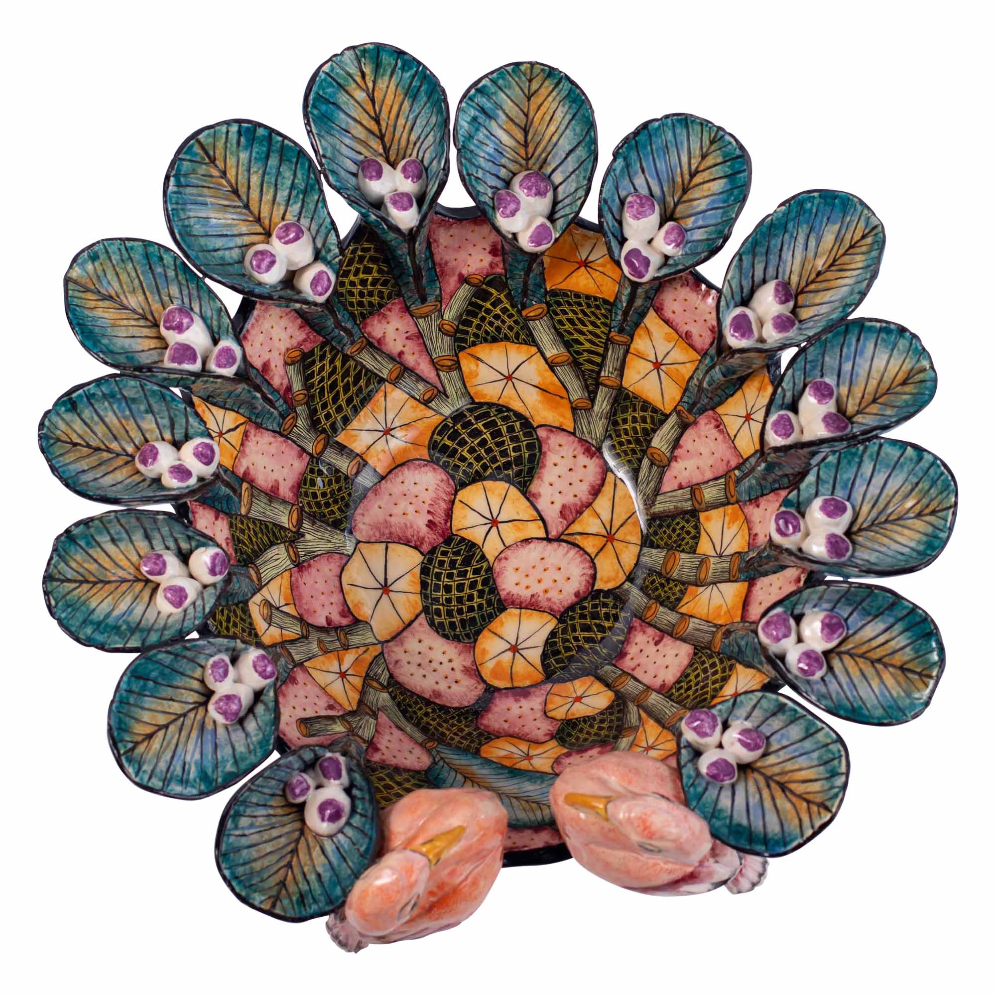 Flamingos platter