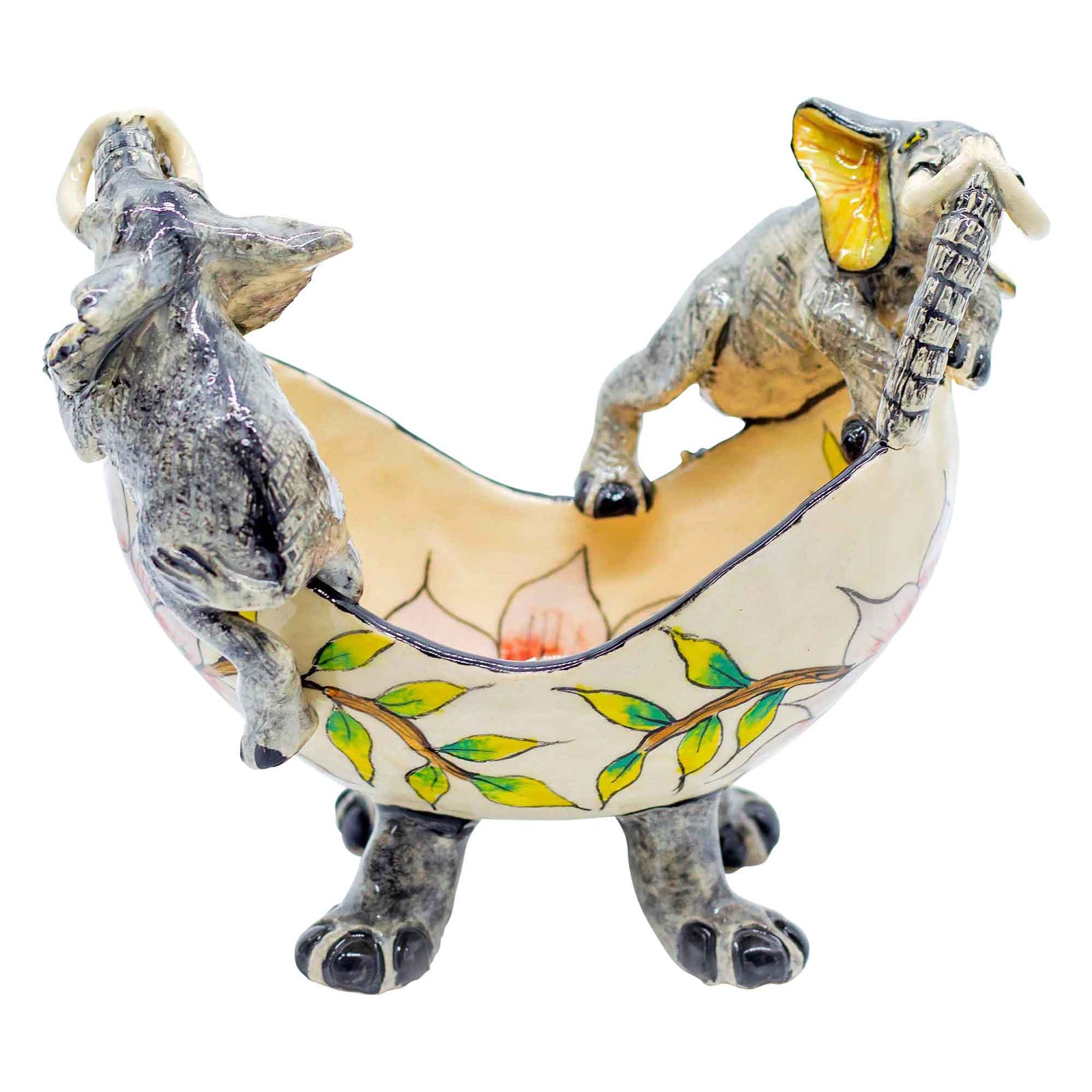 Elephants oval dish