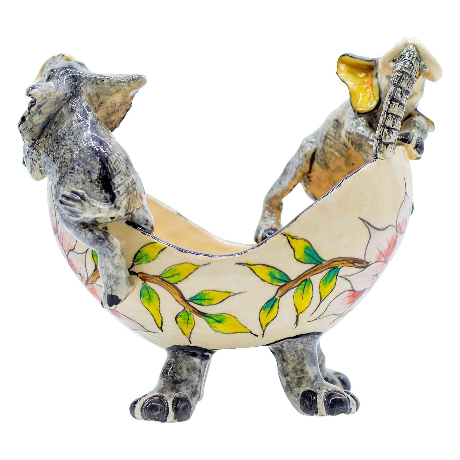 Elephants oval dish