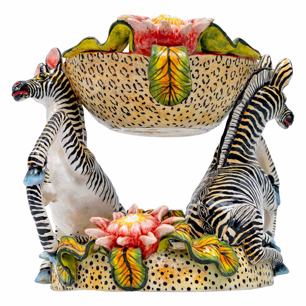 Zebra & Protea Sweet Dish