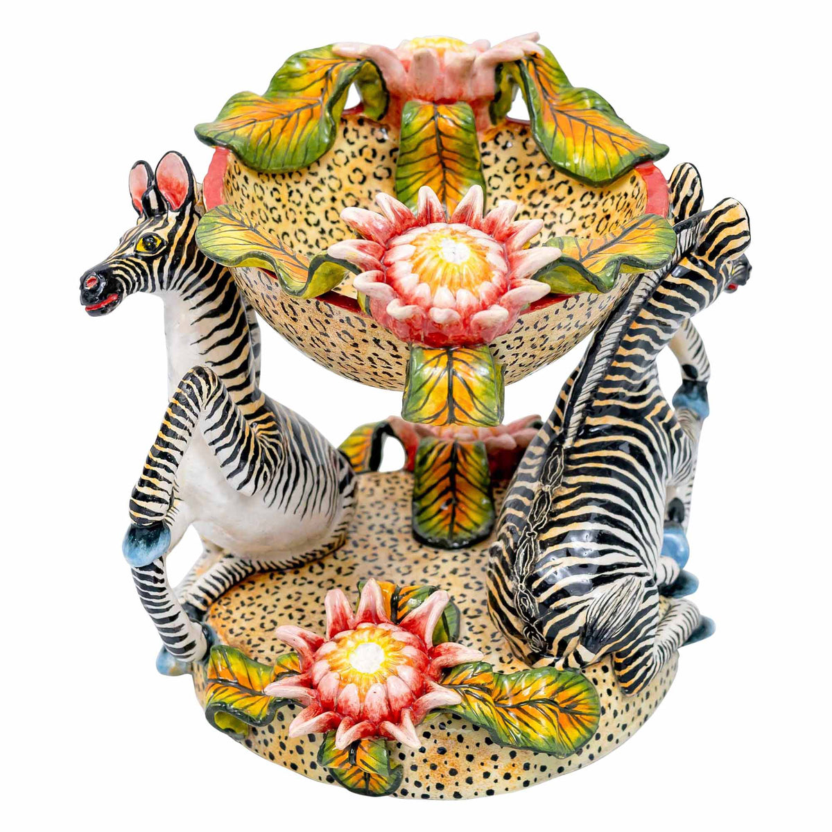 Zebra & Protea Sweet Dish