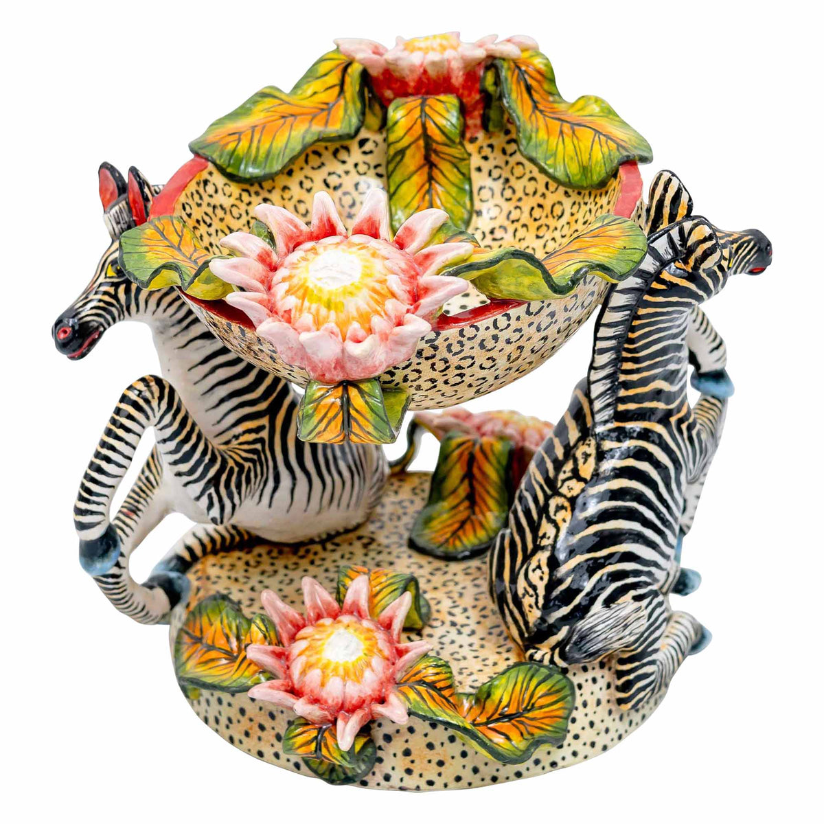 Zebra & Protea Sweet Dish