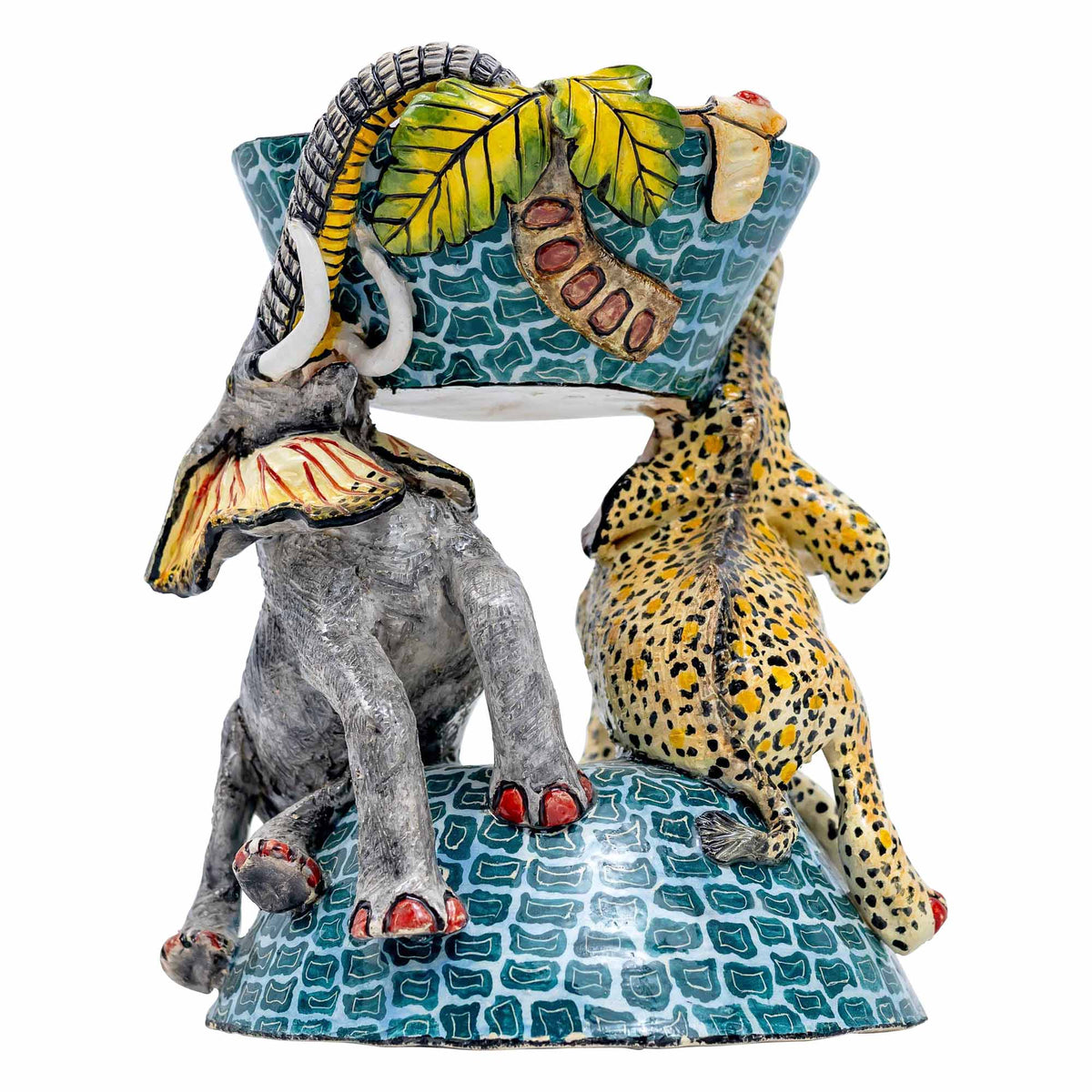 Elephant Floral Sweet Dish