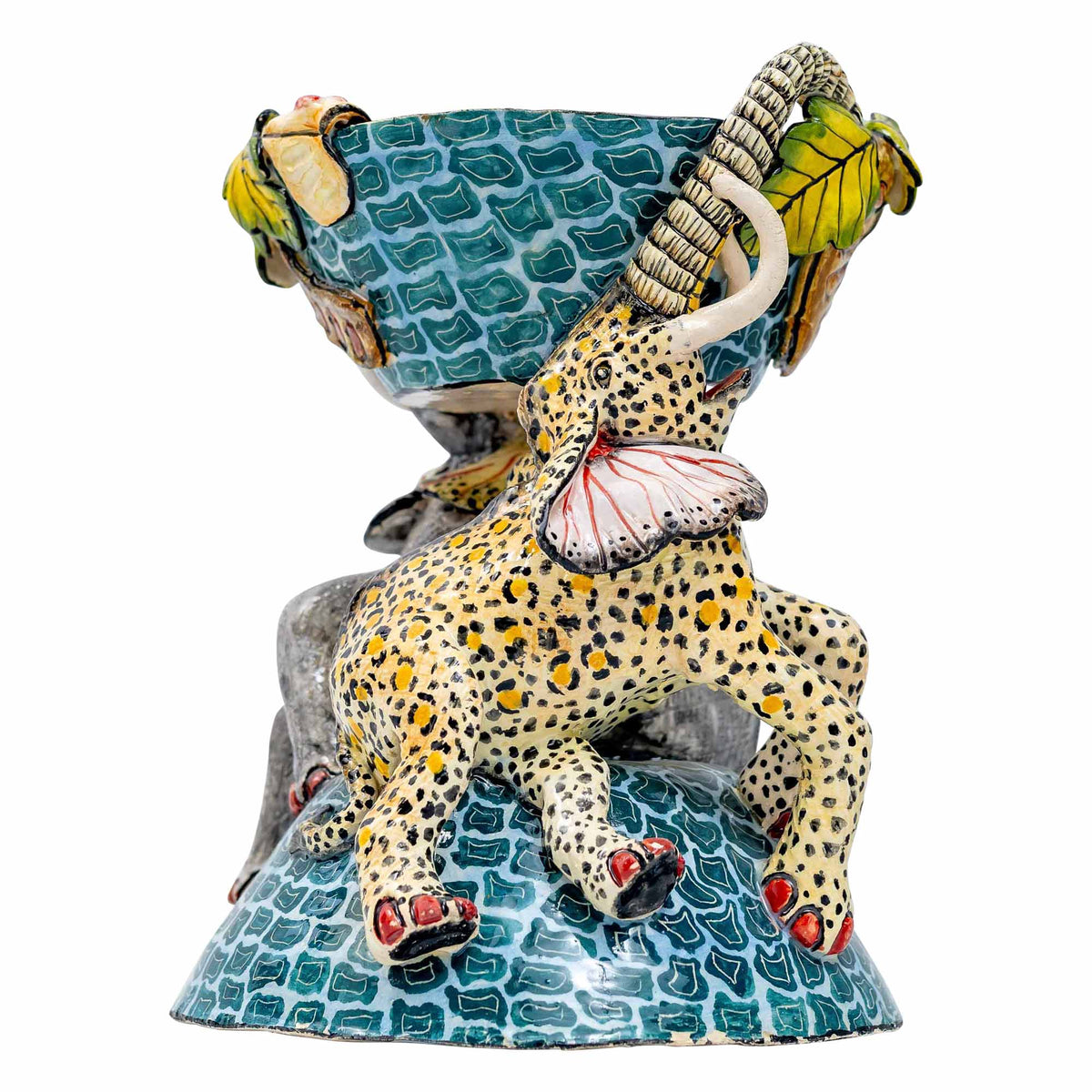 Elephant Floral Sweet Dish