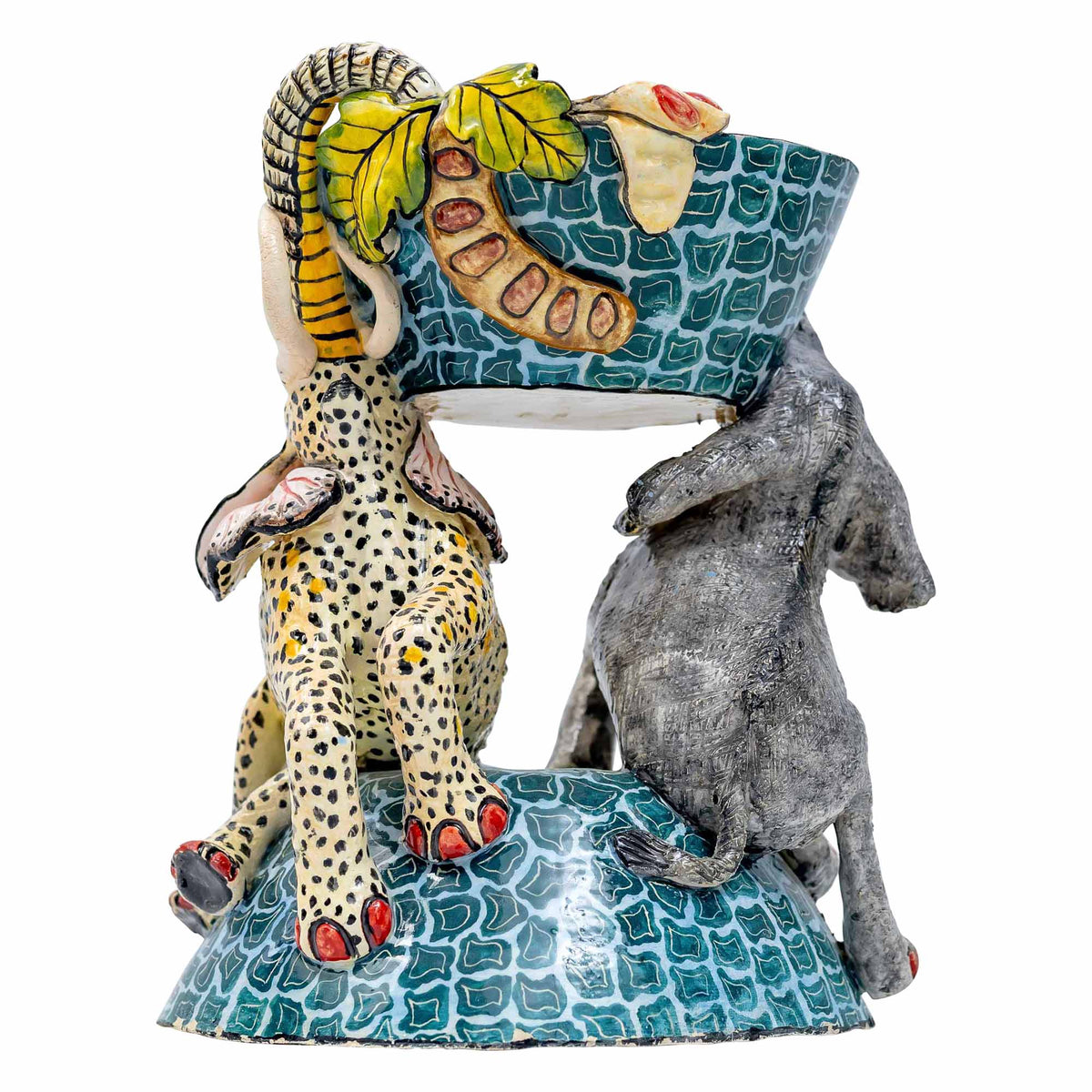 Elephant Floral Sweet Dish