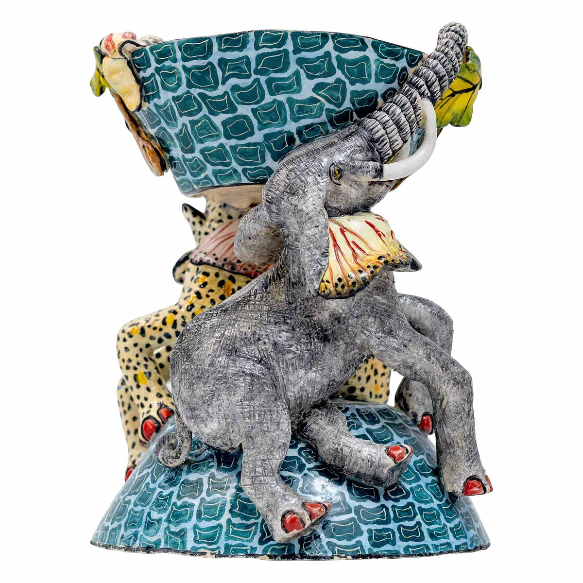 Elephant Floral Sweet Dish