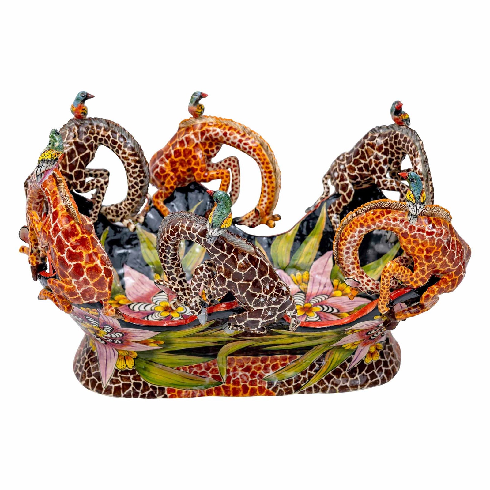 Giraffe & Sunbird Bowl