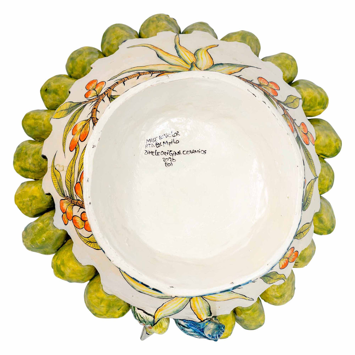 Turaco & Sunbird Raised Bowl